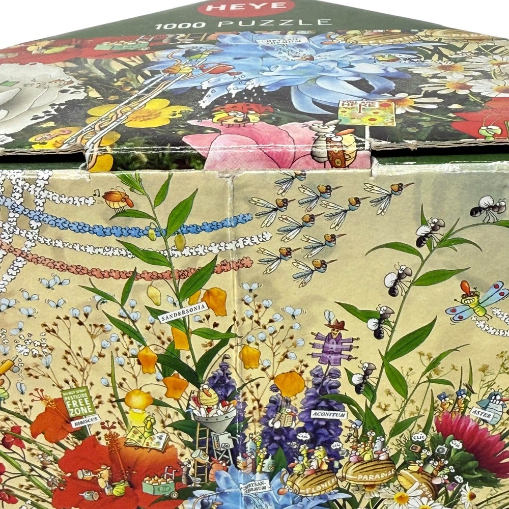 Heye Marino Degano Flower's Life 1000 Piece Jigsaw Puzzle Triangular Box Poster - Picture 7 of 14